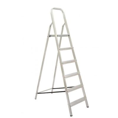 Escada Maestro 6 Degraus Alumínio com Pés Antiderrapantes Dobrável 120KG