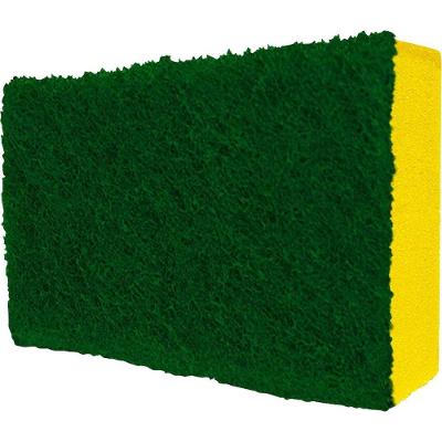 Esponja Dupla Face Scotch-Brite H0001457037 para Limpeza de Utensílios e Equipamentos Amarelo 3M