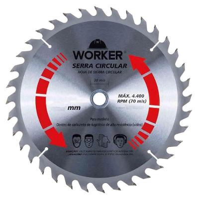 Disco para Serra Circular Widea 305x60 Dentes 30mm Worker com Bucha de Redução 4.400 RPM