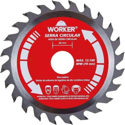 Disco para Serra Circular Widea 40 Dentes com Metal Duro de Alta Resistência Vídea Worker 20MM