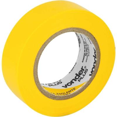 Fita Isolante Vonder Plus Antichama para Isolamento Elétrico Amarelo 19MM X 10M