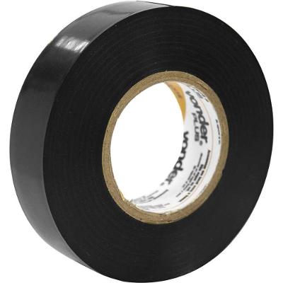 Fita Isolante Vonder Plus Antichama para Fios e Cabos Elétricos Preto 19MM X 20M