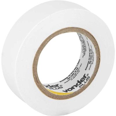 Fita Isolante Vonder Plus Antichama para Isolar Fios Elétricos Branca 19MM X 10M