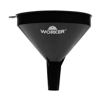 Funil Plástico 150mm Worker para Transferência de Líquidos e Pós em Polipropileno (PP) 0,75L