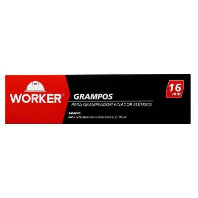 Grampeador e Pinador Elétrico 16MM Bivolt com 1000 Peças para Estofarias Worker