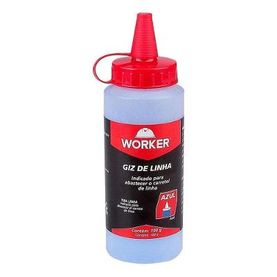 Giz de Marcação Worker 30m 100g com Alta Durabilidade em Azul 30M 100G