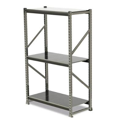 Gôndola e Expositor Mini Porta Pallet Slim Inicial com Capacidade 200kg por Nível Cinza SA Gôndolas