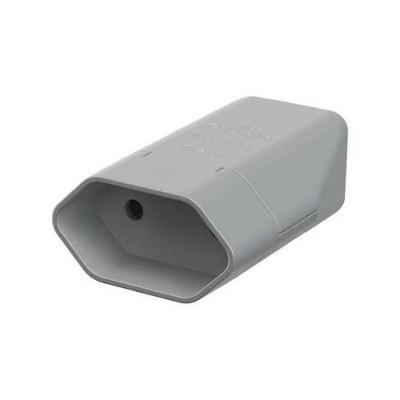 Pino Fêmea 2P 10A Pino 2 Polos Conexão Elétrica Bivolt Cinza Mec Tronic
