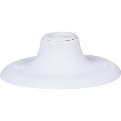 Plafonier Econômico Nylon E27 1x60w Iluminação com Soquete Plástico Branco Taschibra