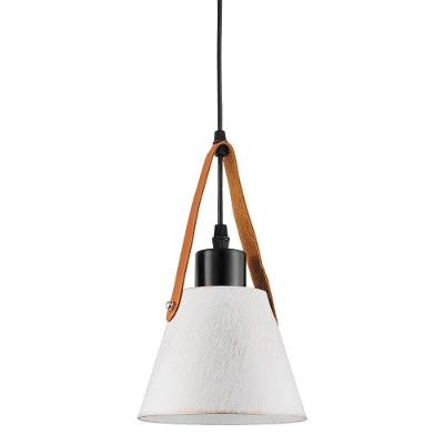 Luminária Pendente Giato Kala com Design Clássico em Branco e Dourado - Bivolt