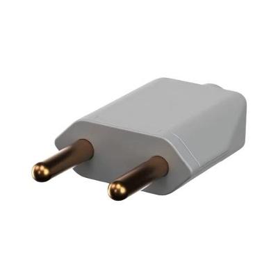 Pino Macho 2P-10A com Prensa Cabo Uso Eletrico Cinza Bivolt Mec Tronic