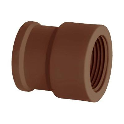 Luva de Conexão Lisa Rosca 25X1-2 Resistente Plástico Corr Plastik