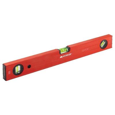Nível de Construção Tipo Box 20 com 3 Bolhas Nivelamento Worker 50CM