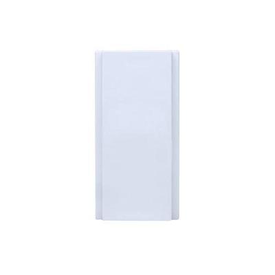 Módulo Cego Duplo Brava para Fechamento com Acabamento Limpo Branco Soprano