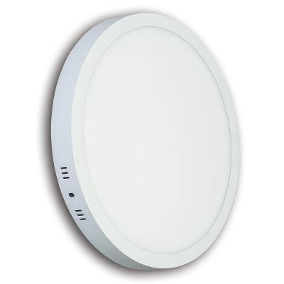 Painel de LED Redondo para Sobrepor Liege 12W com Durabilidade e Economia Amarelo Liege Cosmetics