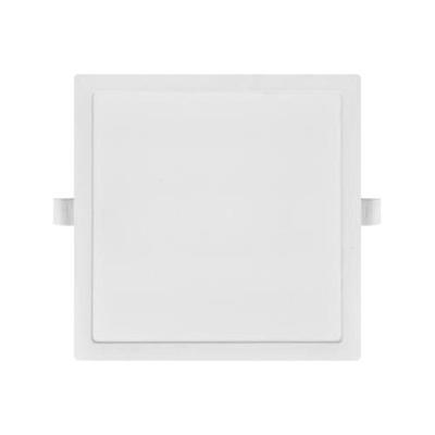 Painel LED Quadrado Embutir 18W 3000K para Teto Bivolt Branco Durabem