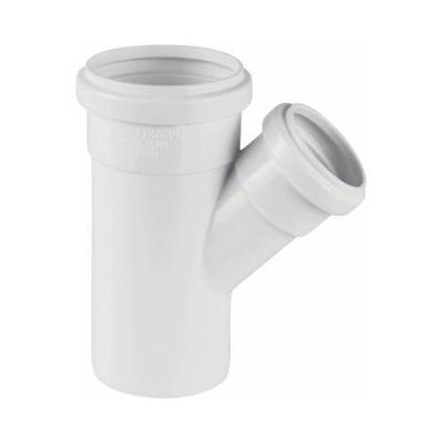 Junção Y Esgoto 8769 com Redução 100 X 50mm em PVC com Bolsa Soldável Plastubos