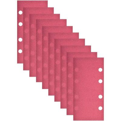 Kit Folhas de Lixa com Velcro Bosch 2608605309 P240 Sistema Autoaderente e Furos para Aspiração