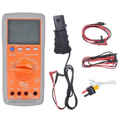 Multímetro Digital Automotivo AT-3003 com Medição AC-DC Até 600V 20A Bivolt Icel