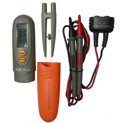 Multímetro Digital MD-100 com Pinça para SMD Display LCD 6000 Contagens Icel