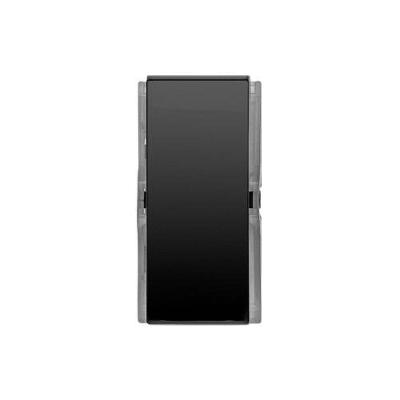 Interruptor Simples Brava Bivolt Preto com Design Moderno Soprano