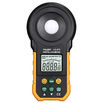 Instrumentos de Medição LD-570 com Display 1999 Contagens e Funções MAX MIN REL Data Hold Icel