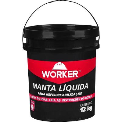 Impermeabilizante Manta Líquida Acrílica Branca com Alta Resistência UV 12L Worker