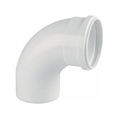 Conexão para Esgoto Curva Curta 90° X 40mm com Bolsa Soldável Branco Plastubos 40MM