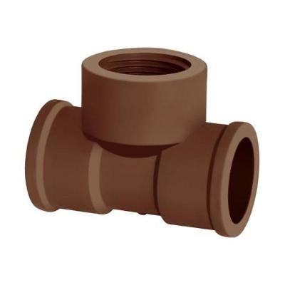 Conexão Hidráulica Tee l R Soldável 90 X 20 X 1-2 Encaixe Seguro Branca Corr Plastik 90CM