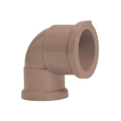 Joelho Soldável 90° 25mm em PVC com Junta para Soldagem 750 KPA Amanco