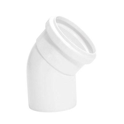Joelho 45° Esgoto 75mm PVC com Bolsa Soldável Ângulo de 45° Resistente à Pressão Plastubos