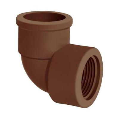 Joelho Liso Rosca Soldável 90 X 20 X 1-2 com Encaixe Firme Resistente ao Desgaste Corr Plastik