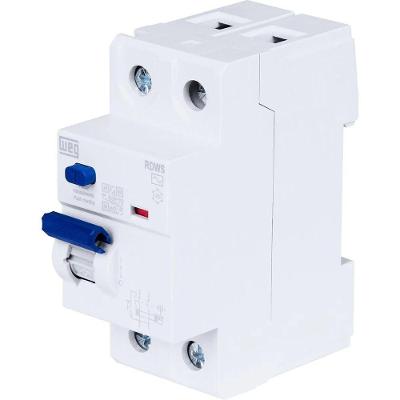 Interruptor DR RDW Bipolar 63A 30mA com Detecção de Fuga 30mA Bivolt WEG