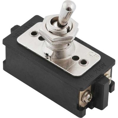 Interruptor Tipo Alavanca CS301B-S-SS com Acionamento Suave Cromado Margirius