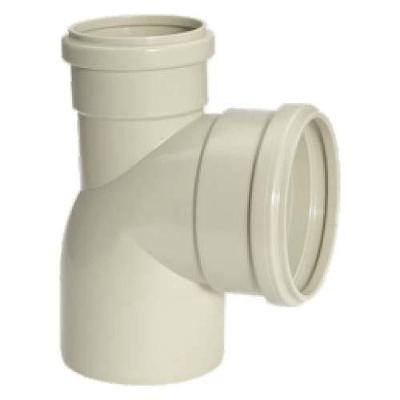Joelho 90° com Visita para Esgoto Bolsa Soldável PVC Plastubos 100X50MM