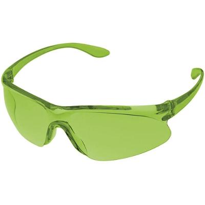Óculos de Proteção SS4 Policarbonato Anti Risco Proteção UV Verde Worker Bivolt