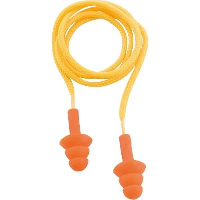Protetor Auditivo Tipo Plug Nove54 Silicone com Cordao Algodao Nrrsf 18 Db Metodo B
