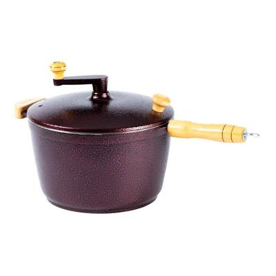 Pipoqueira Alumínio Fundido 1976JAV para Pipoca Doce e Salgada Cereja Cozinha Javali 5100ML