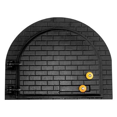 Porta para Forno Igloo 80 com Fechamento Seguro em Ferro Fundido Rig Fundidos 53x32CM