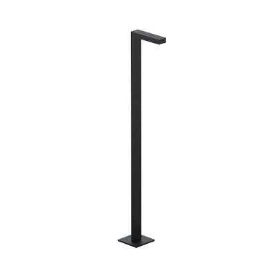 Poste de Iluminação Pública PL2110UTD LED 50W 110V Alumínio Inox 200CM