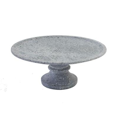 Suporte para Bolo e Tortas AF1179INDSJ em Pedra Sabão com Base para Sobremesas Amadeirado Industria