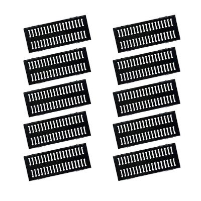 Kit 10 Ralo Grelha e Caixilho Aço Galvanizado Preto GEP003X10OM 1500kg Cada Ouro Minas