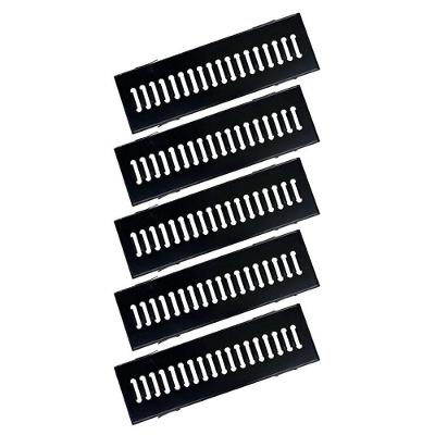 Kit Ralo Grelha GEP002X5OM com Escoamento Eficiente Preto Ouro Minas 15X50CM