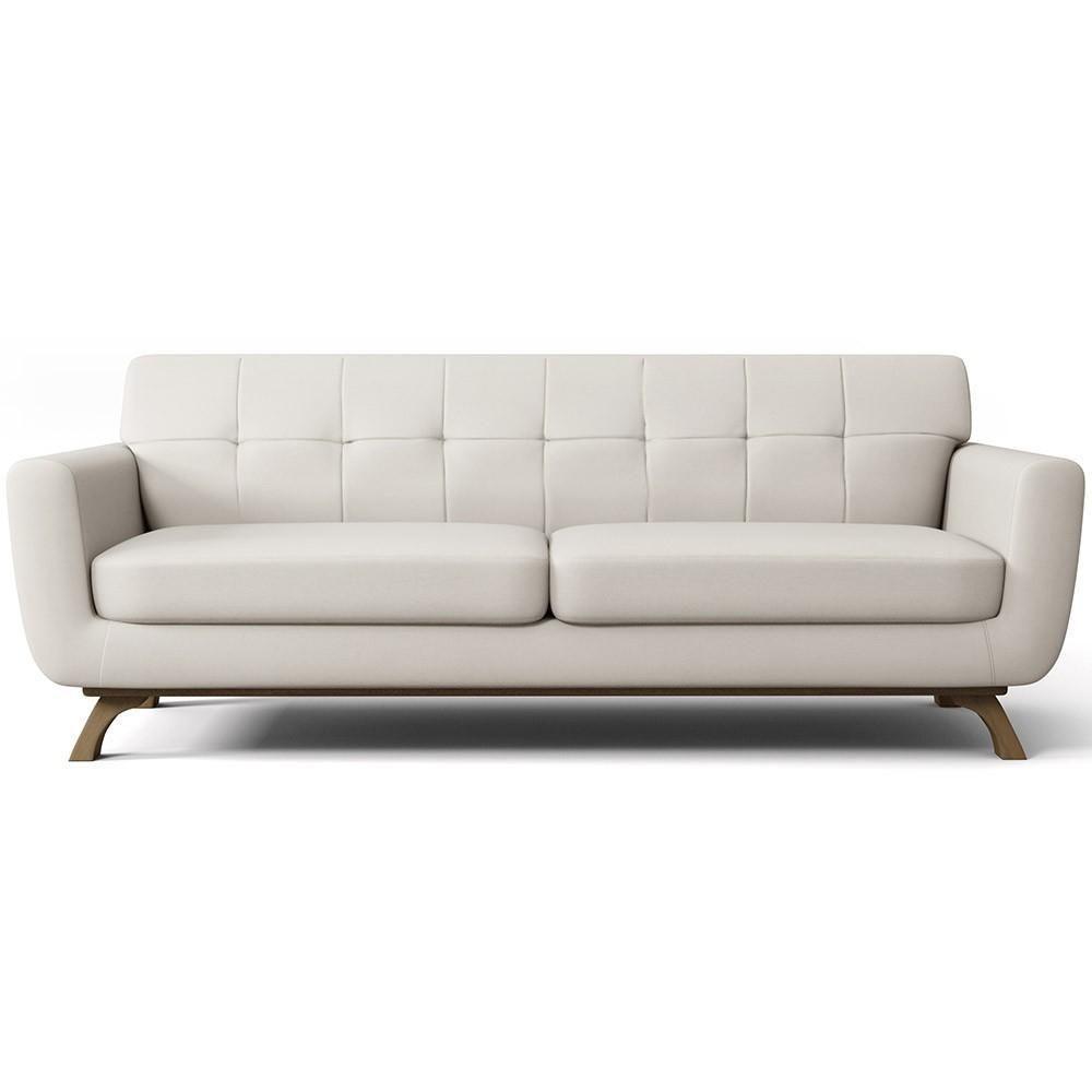 Sofá 3 Lugares Sala De Estar Miami 210 Cm Linho Cru A-430 - 8