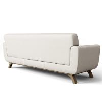 Sofá 3 Lugares Sala De Estar Miami 210 Cm Linho Cru A-430 - 6