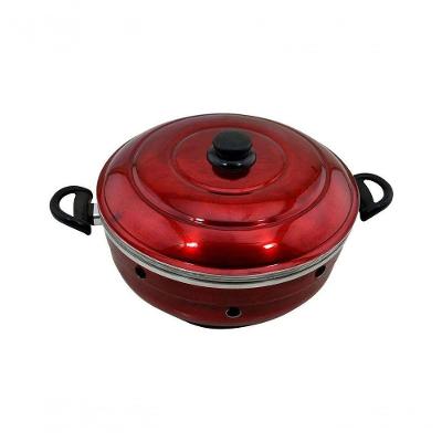 Forma de Bolo Vigorosa 5 em 1 Multiuso Alumínio com Grelha e Tampa para Cozinha Vinho Continental