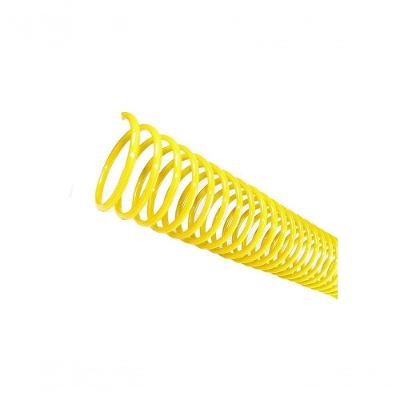 Espiral para Encadernacao Lassane 50MM para 450 Folhas Kit 12 Unidades Amarelo