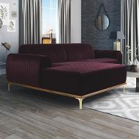 Sofá 3 Lugares Com Chaise Molino 245 Cm Roxo Grape C-292 - 9