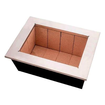 Churrasqueira 3107MTM com Bojo Duplo Aço Inox 430 Isolamento Térmico Inox Metalmig 60CM