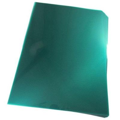 Capa para Encadernação Lassane Line PP 0,30 A4 100 Unidades Frente Riscada Alto Relevo Verde